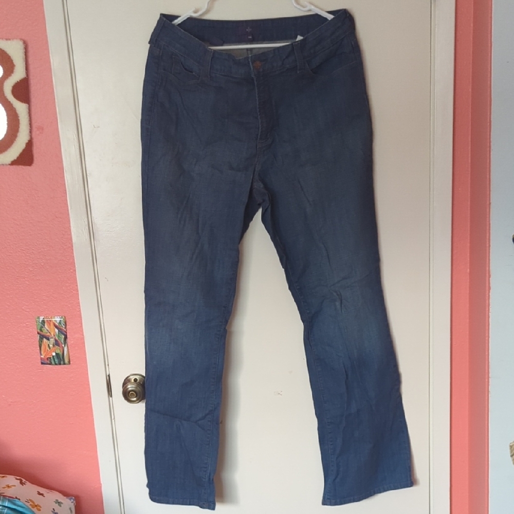 Not Your Daughter's Jeans lift tuck shaping boot cut jeans 14W new NYDJ